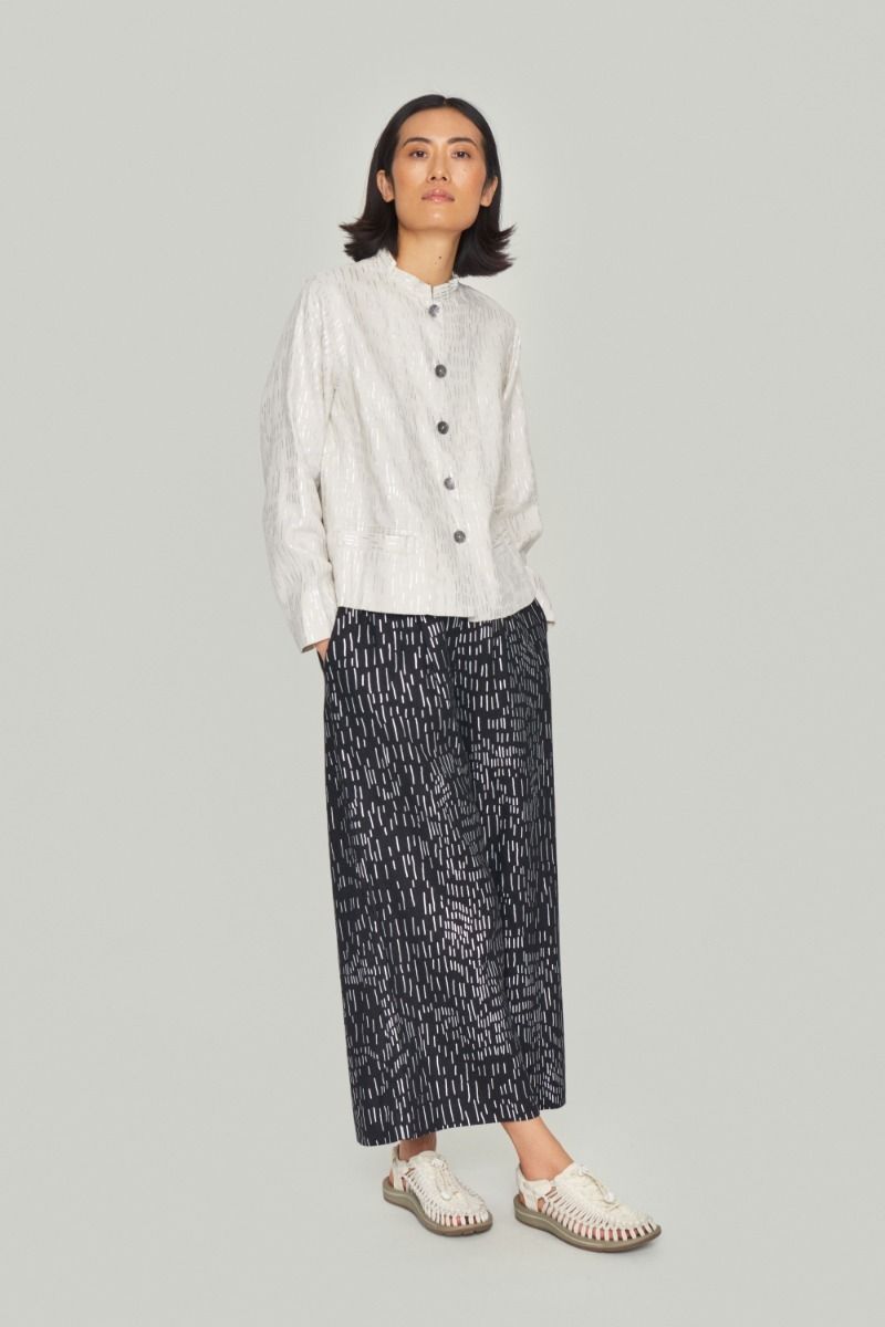 Silver stick pants