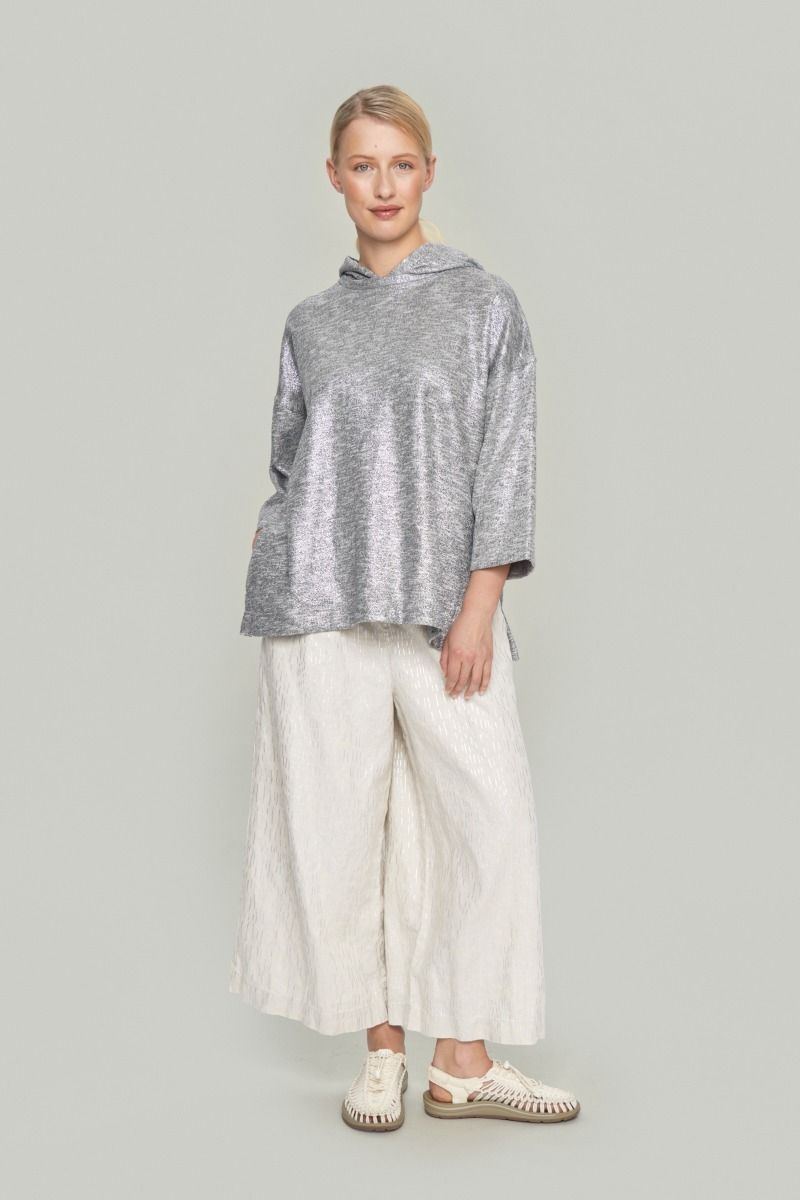 Silver sweat bluse