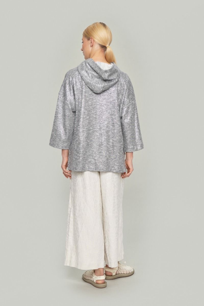 Silver sweat bluse