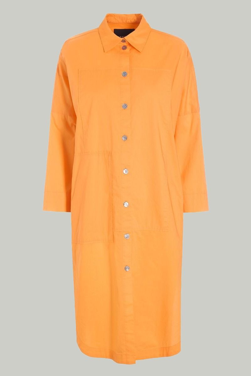 Core cotton shirt dress