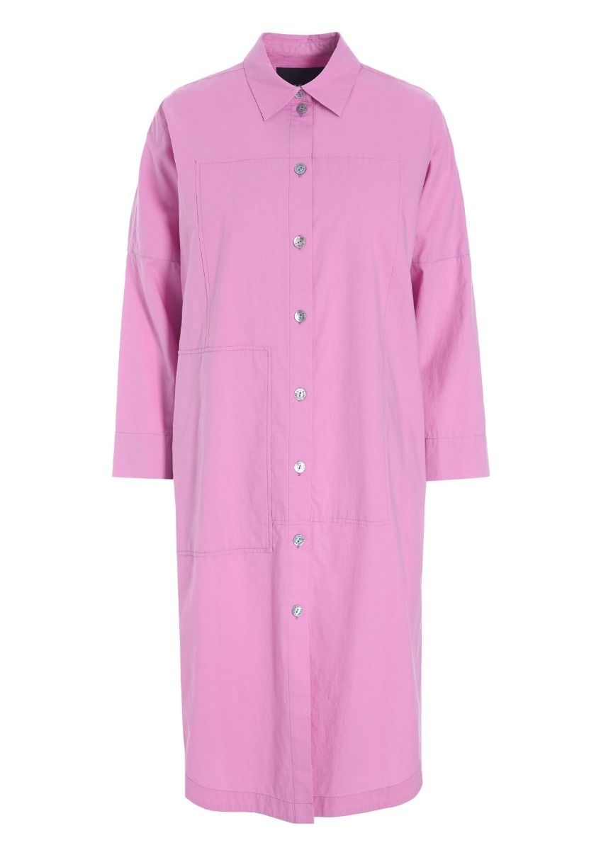 Core cotton shirt dress