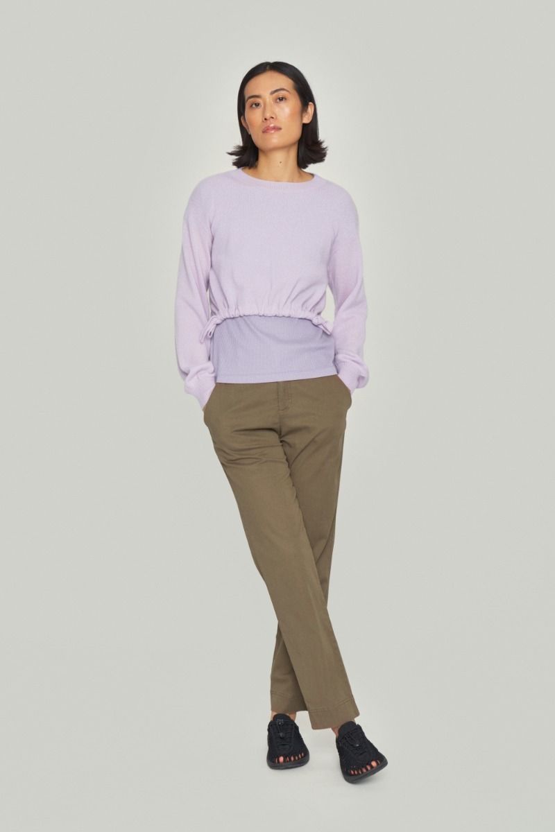 Cloud cashmere short blouse