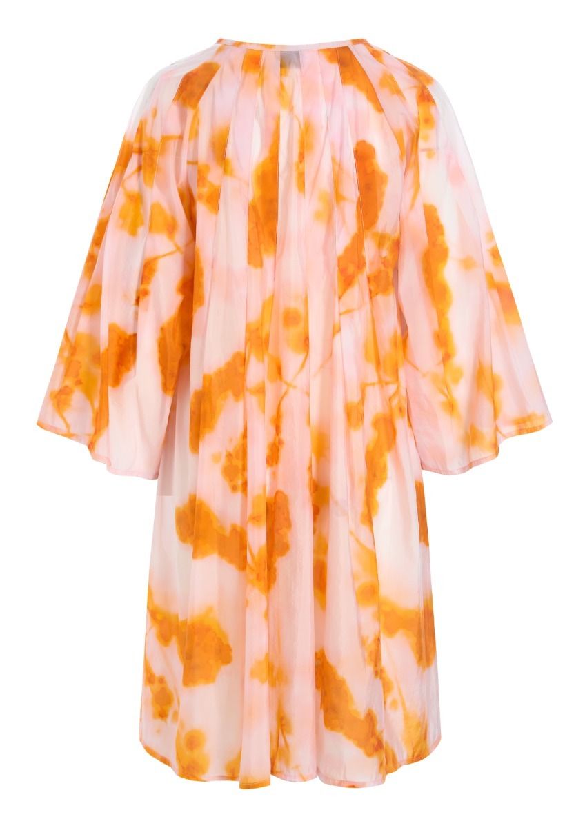 Neon wisteria dress