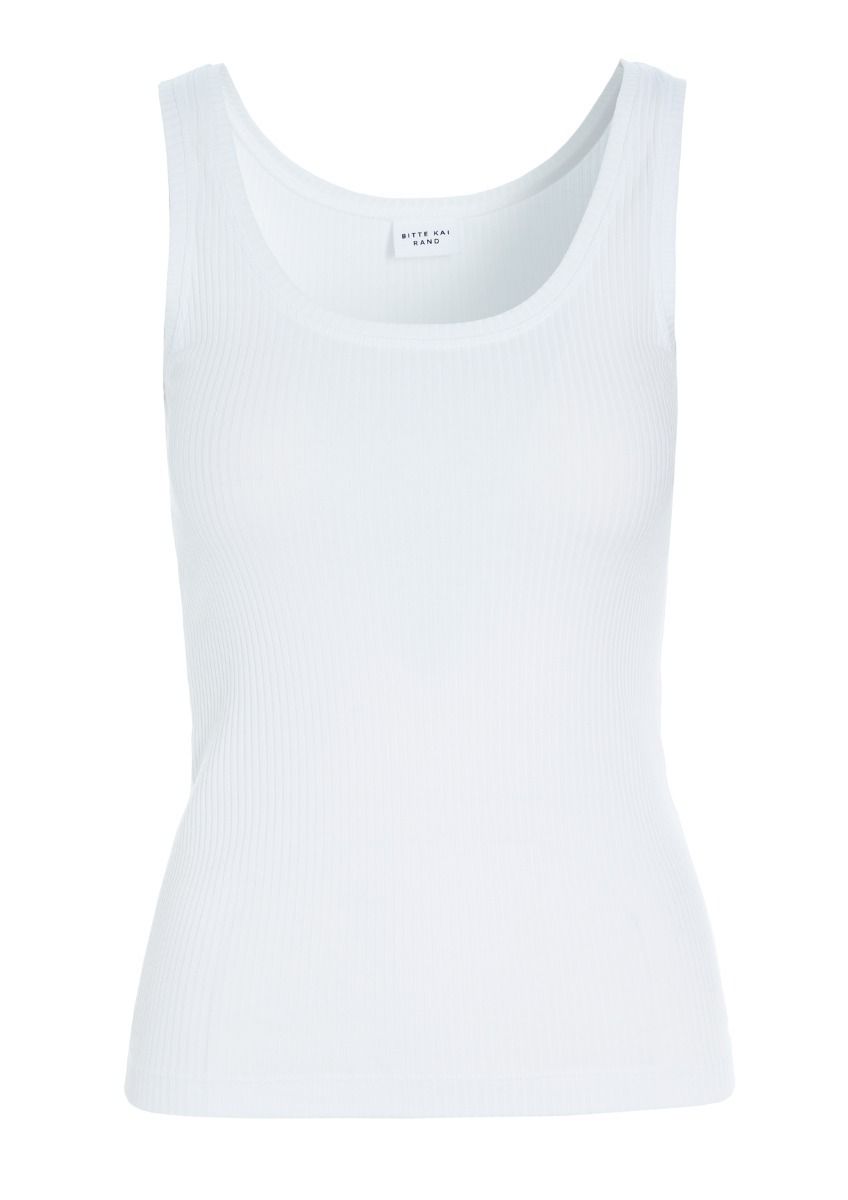 Globe rib tank top