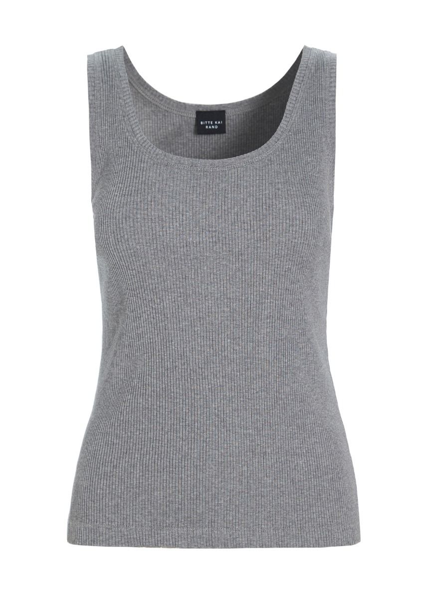 Globe rib tank top