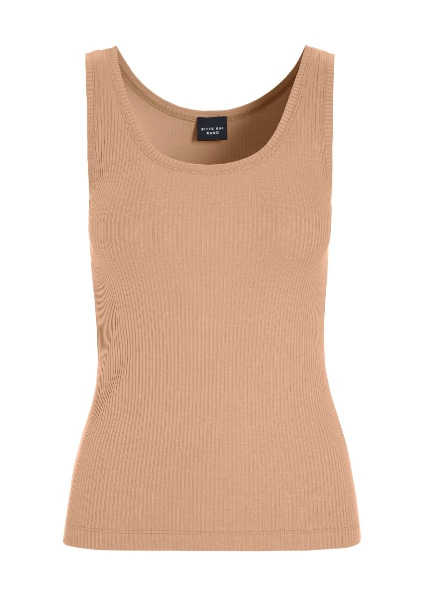 Globe rib tank top