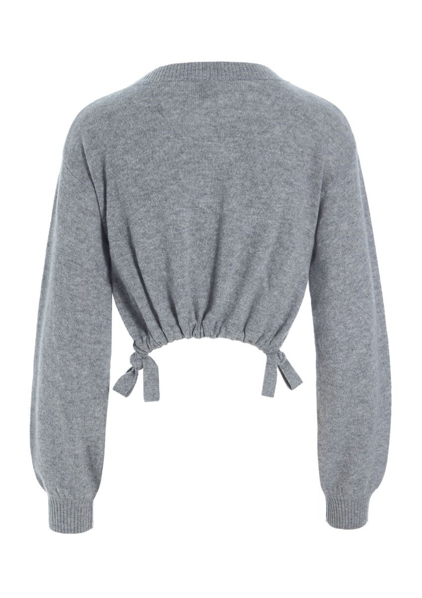 Cloud cashmere short blouse