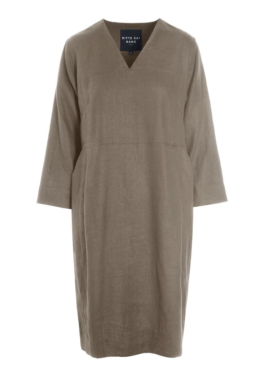Lazy linen dress