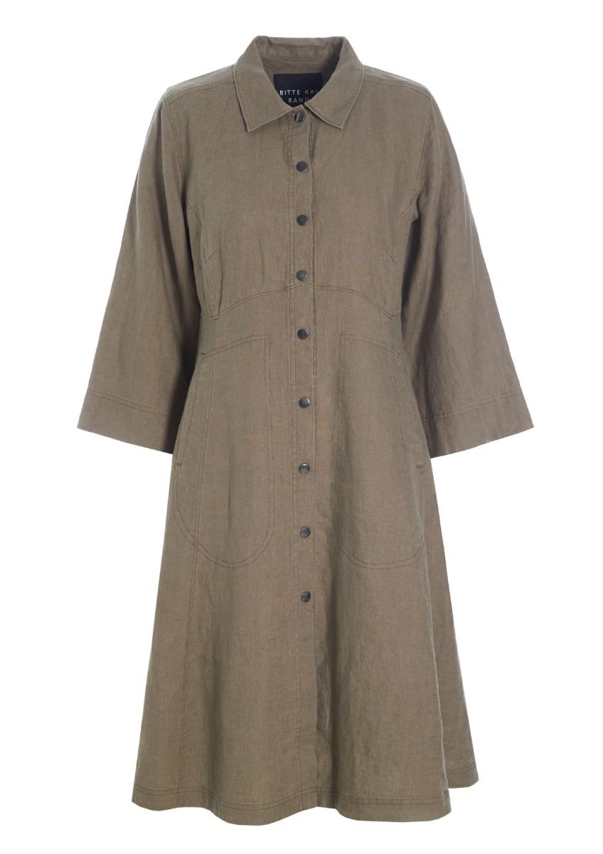 Lazy linen dress