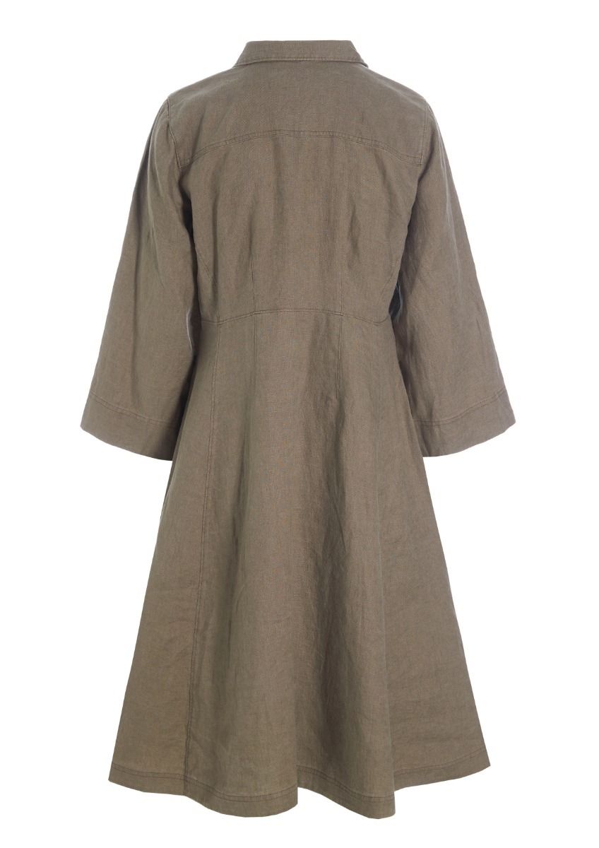 Lazy linen dress