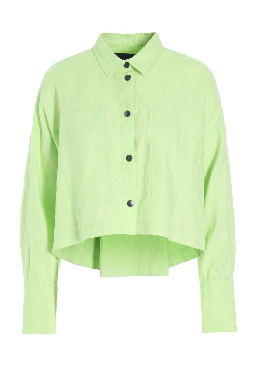 Lazy linen short jacket