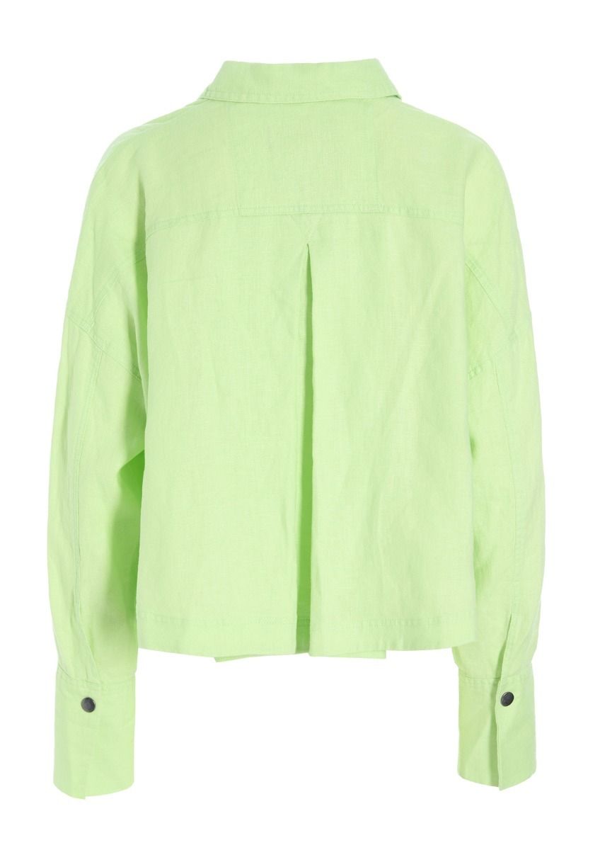 Lazy linen short jacket