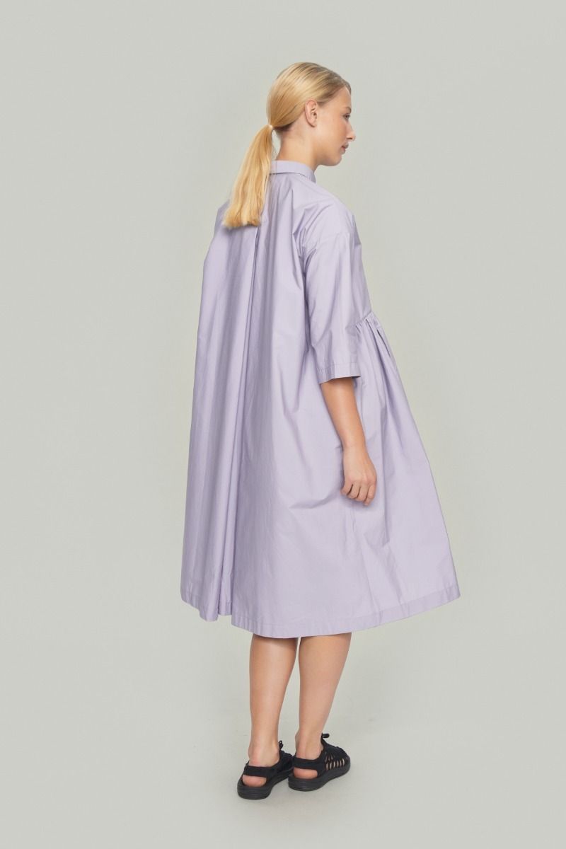 Paper poplin dress