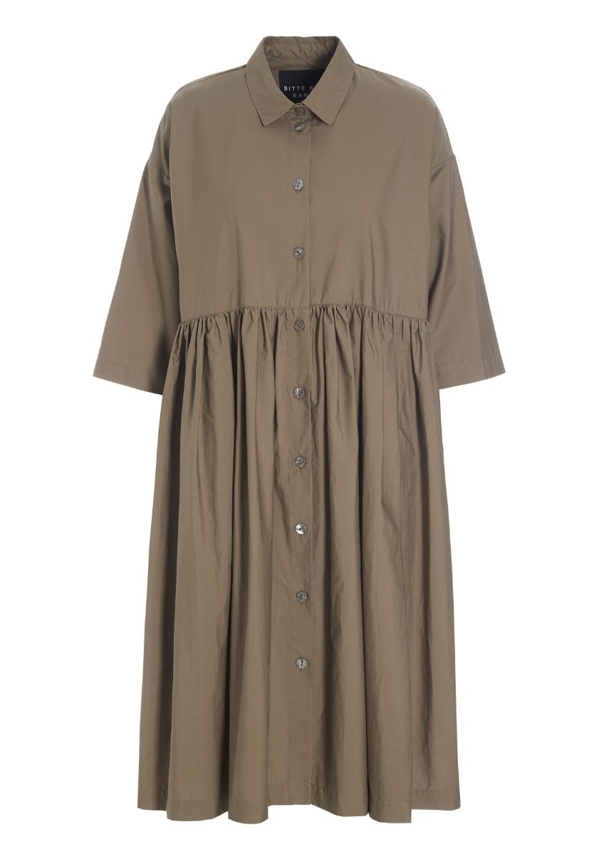 Paper poplin dress