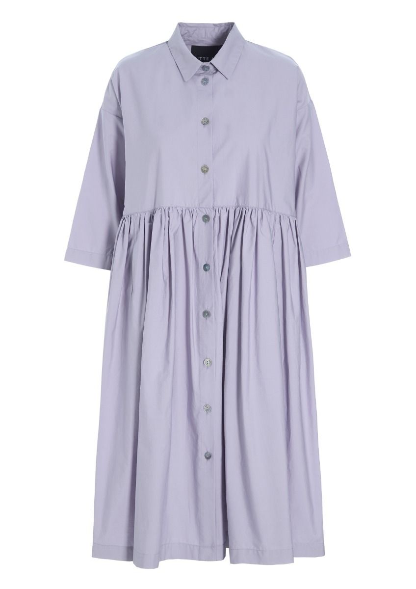 Paper poplin dress