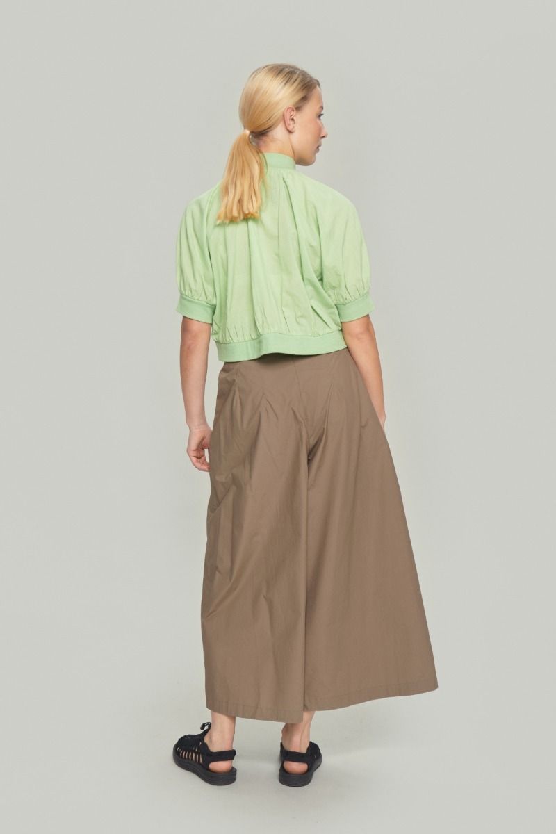 Vellum voile shirt jacket