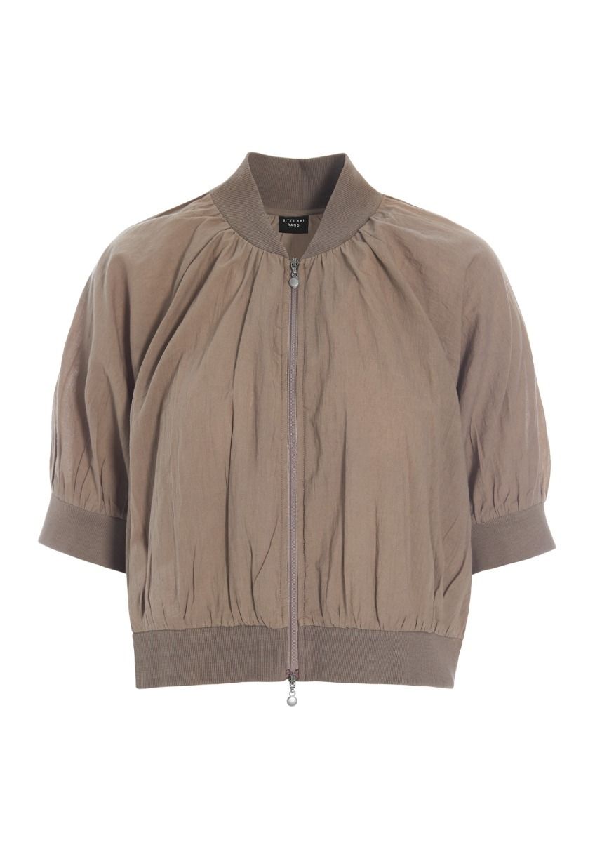 Vellum voile shirt jacket