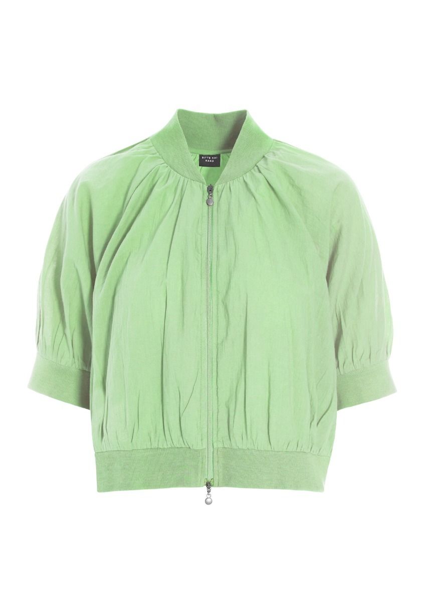Vellum voile shirt jacket