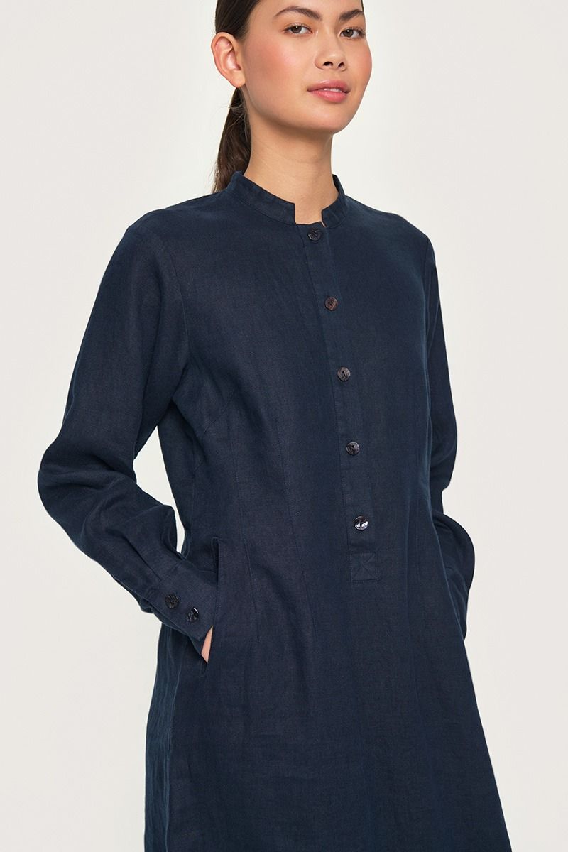 Lazy linen dress