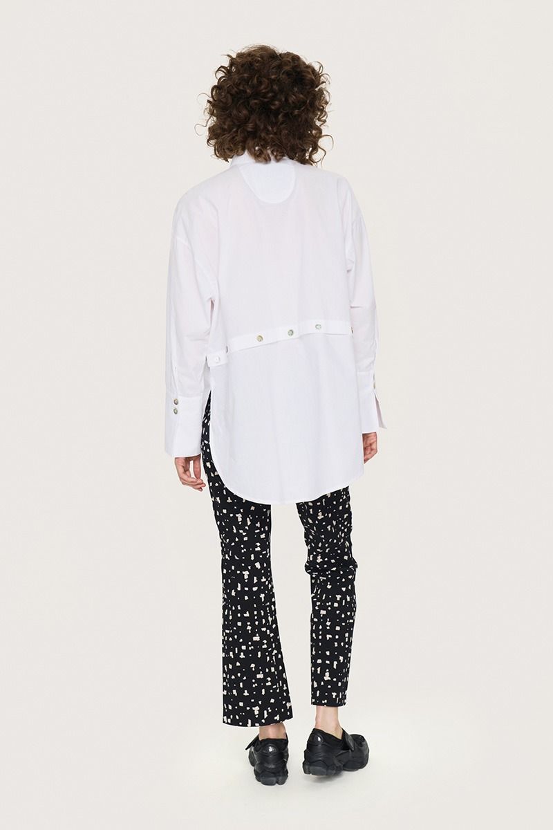 Core cotton oversized shirt