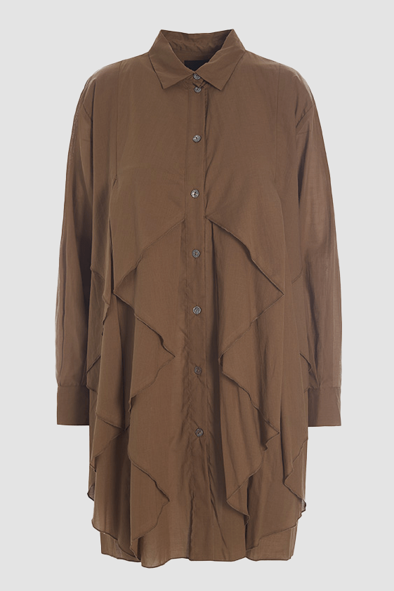 Washi voile origami shirt