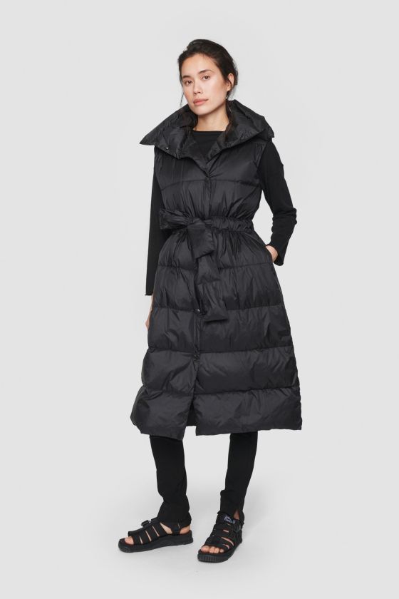 Feather down vest