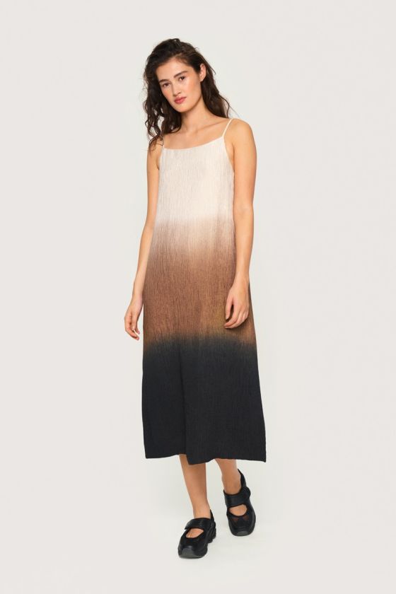 Summer dip dye strap dress