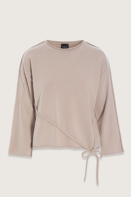 Saku bluse med sløjfe