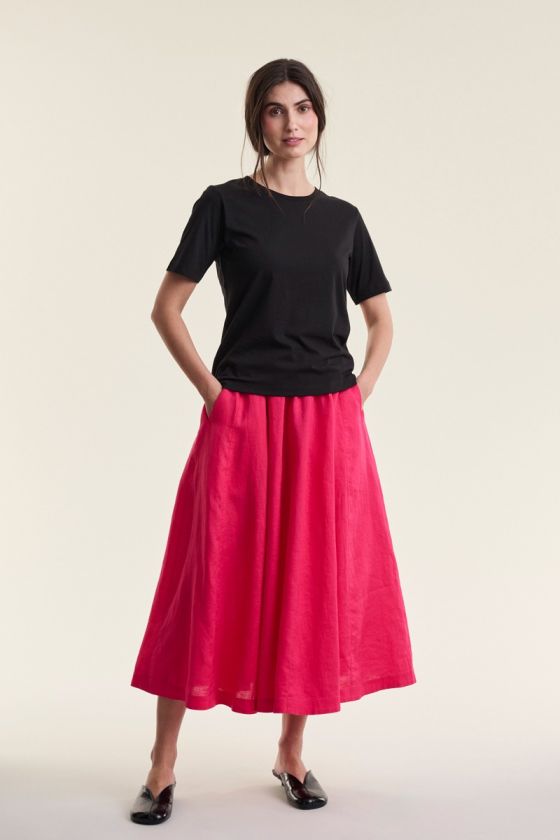 Airy linen skirt