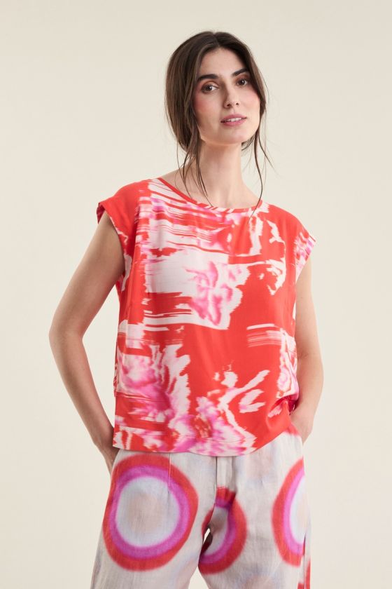 Haru FSC round neck blouse
