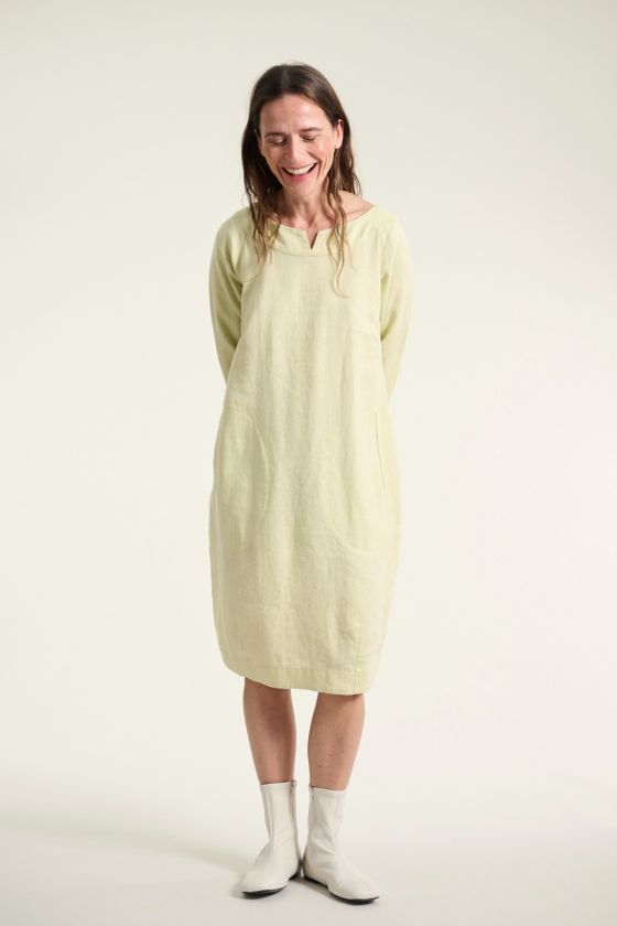 Lazy linen dress