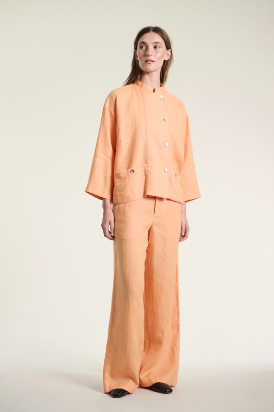 Lazy linen Gerade Hosen
