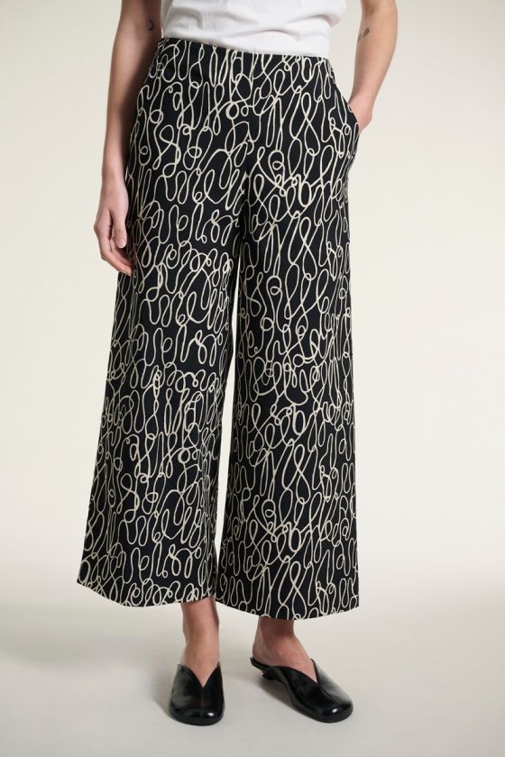 Doodles wide pants