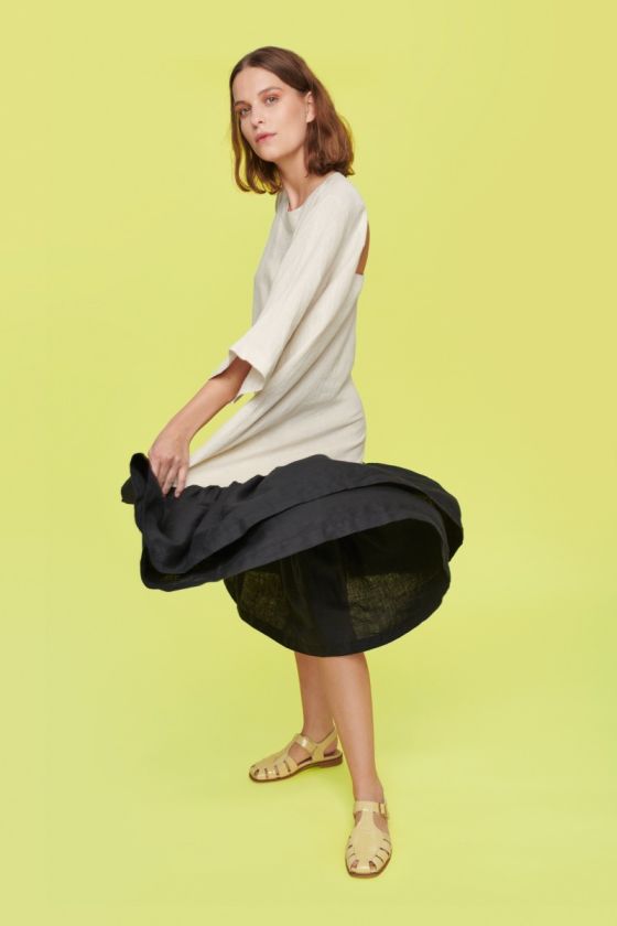 Airy linen dress
