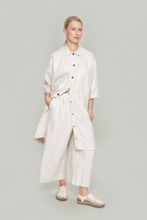 Silver stick pants
