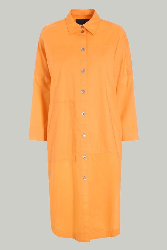 Core cotton shirt dress