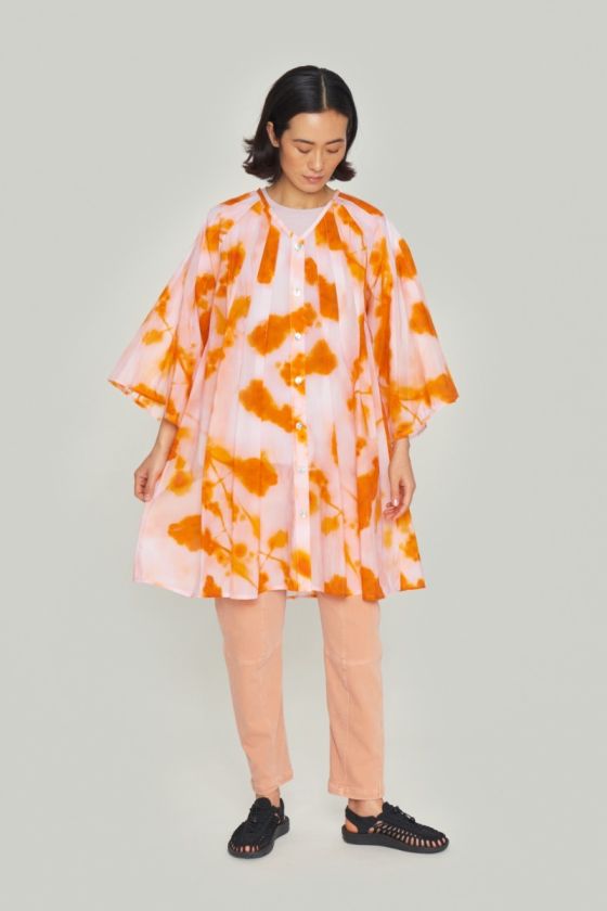 Neon wisteria dress