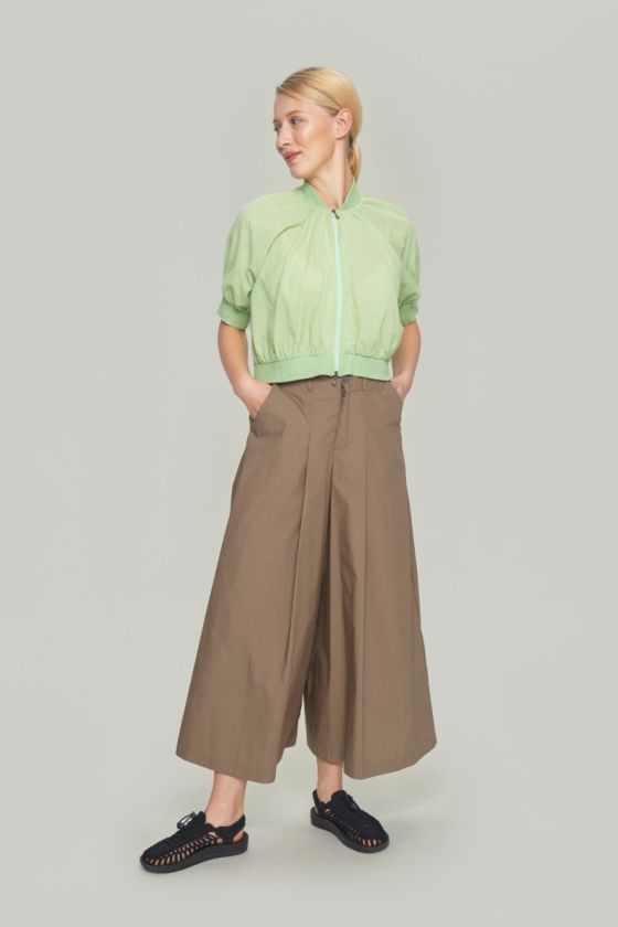 Vellum voile shirt jacket