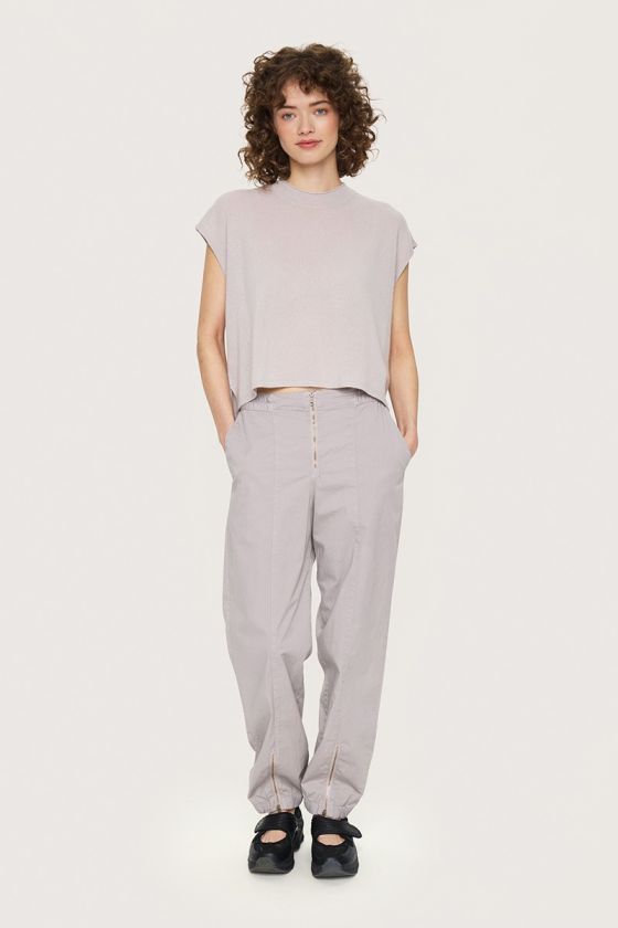 Senmei trousers with zippers
