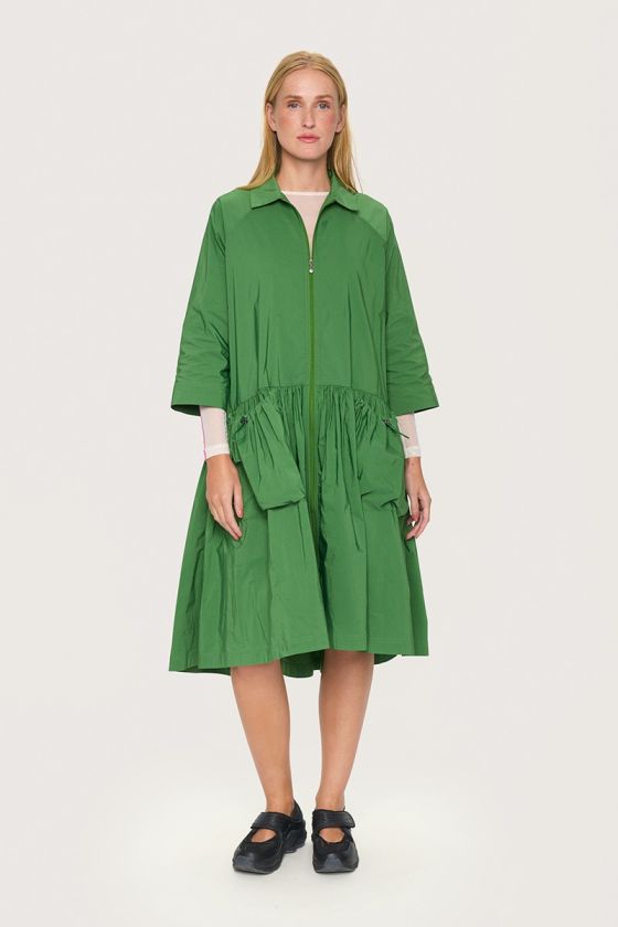 Fukkura poplin oversized dress
