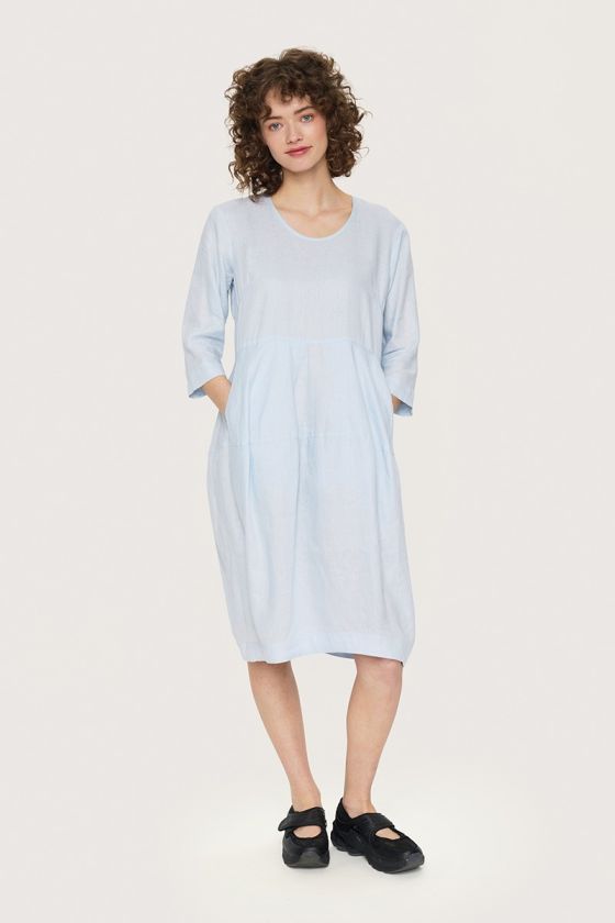 Airy linen short dress