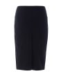 Magic stretch skirt with pleat