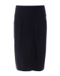 Magic stretch skirt with pleat