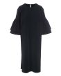 Sakura stretch flounce dress