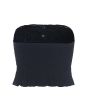 Fukkura poplin corsage top
