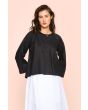 Airy linen short jacket