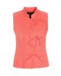 Airy linen sleeveless blouse