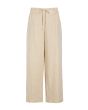 Airy linen straight trousers