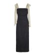 Airy linen narrow dress