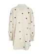 Airy linen sequins shirt